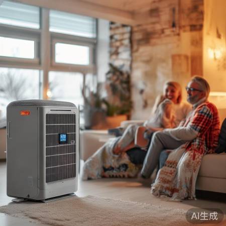 长虹空气能热泵,冬暖如夏