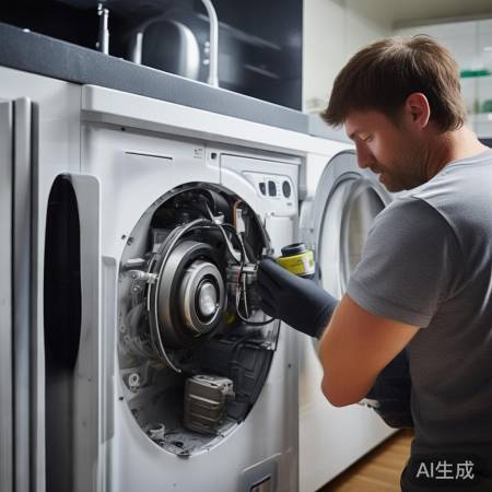 洗衣机不脱水,检查轴承电机