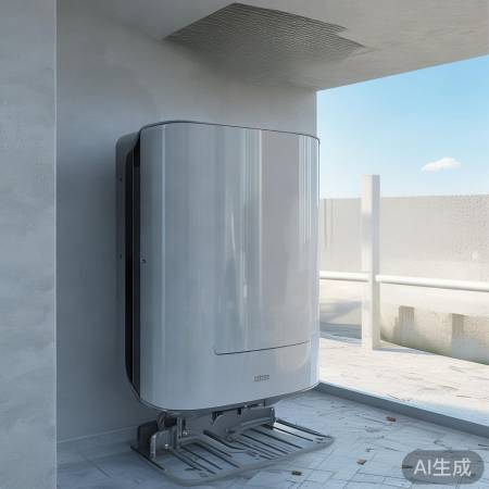 通风处安装空气能热水器