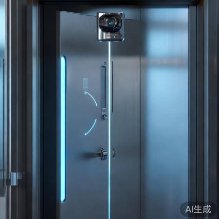 人脸识别锁,科技门禁,安全便捷