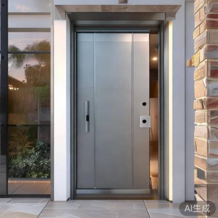 “XX品牌防火防盗门，安全时尚