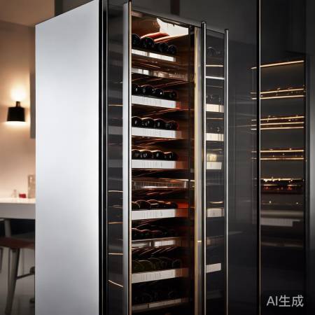 “大气红酒收藏柜”