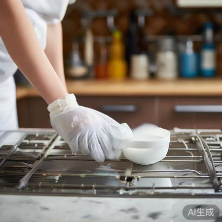 擦拭加热元件，除氧化层