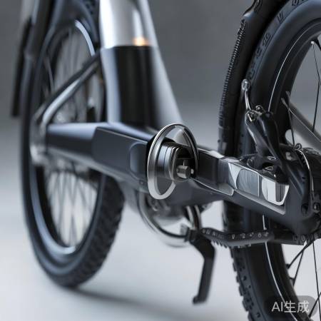 电动车后轮带锁装置