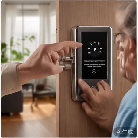 指纹锁设置简单,语音提示易操作