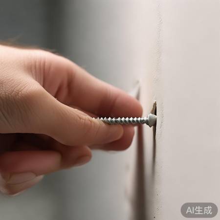 “免打孔螺丝勿过紧”