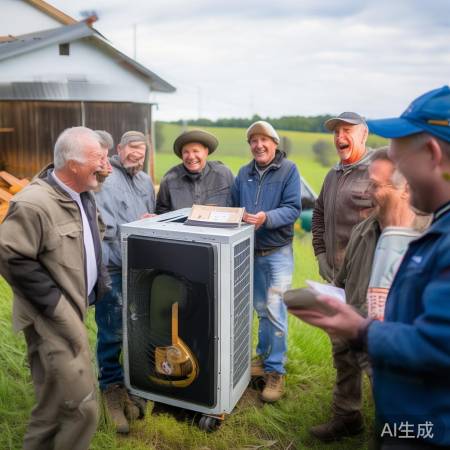 农村兄弟与厂牌合作,共赢空气能
