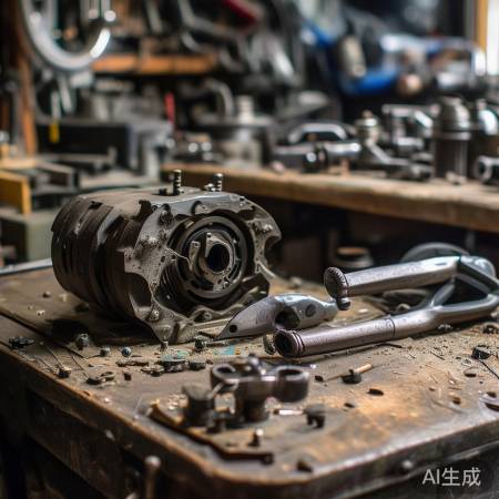 逐个卸下圆角部件