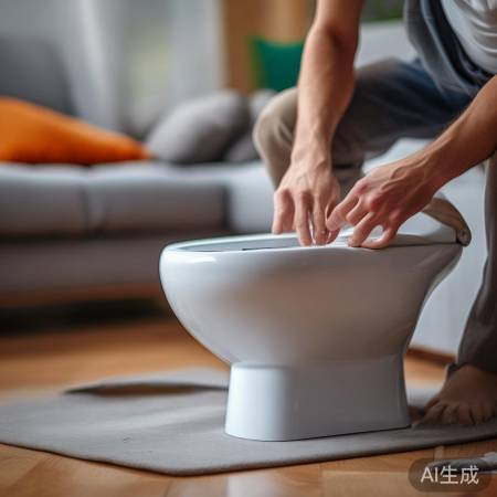 学会拆装马桶圆角