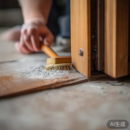 门缝清洁保安全