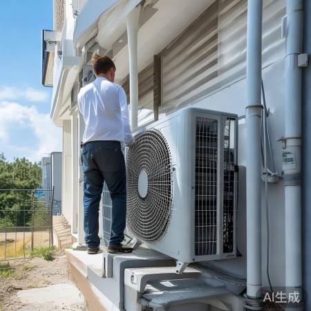 空调安装要点:通风背风,畅通排