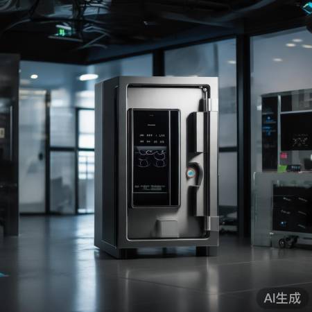 “XX保险柜：防撬双解锁，报警