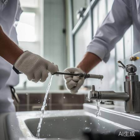 检查水管，清理污垢