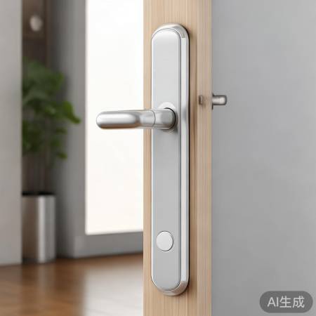 白色指纹锁，家居点睛之笔