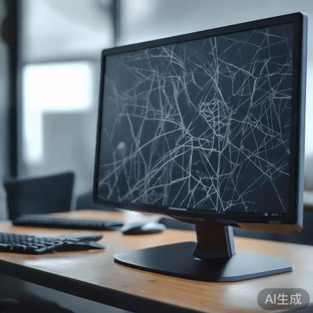 显示屏破损，需联系售后。