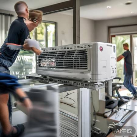 LG空调安装速度惊人