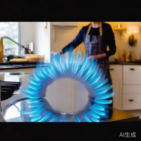 燃气灶左侧安全舒适