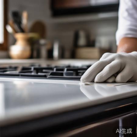 磨光灶面，恢复光滑