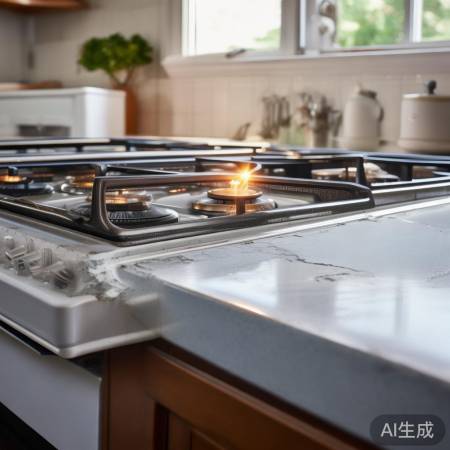 燃气灶面破裂修复成功！
