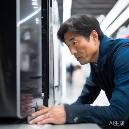 检查消毒柜下口，防患未然