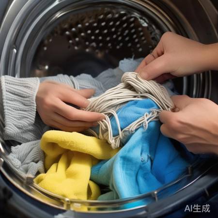 洗衣机打结巧处理