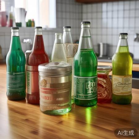 玻璃瓶种类多,冰箱放置有讲究