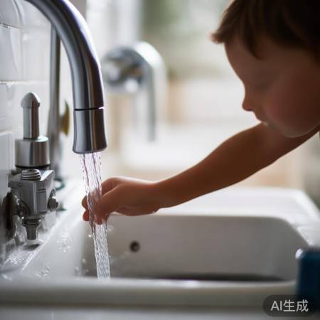 关闭水阀，排空余水