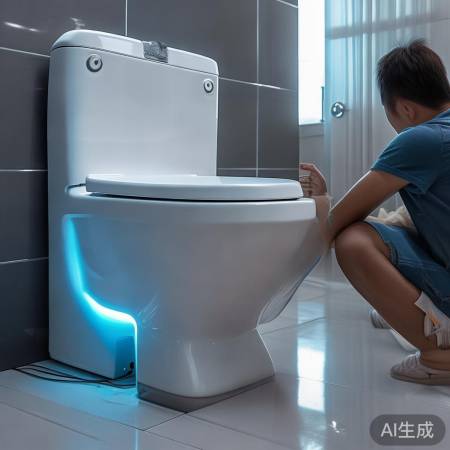 智能马桶灯不灭,检查电源或电路