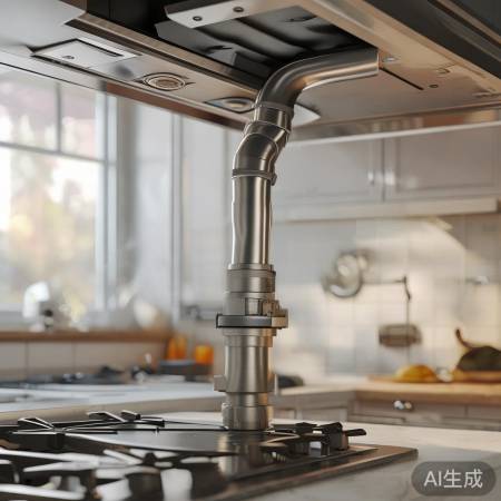 烟管连接紧密防油烟泄露