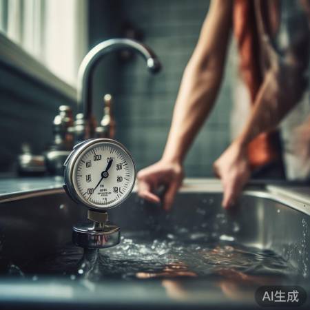 检查水压,联系物业调整