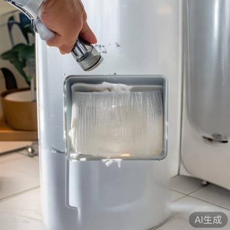 清洗热水器过滤网