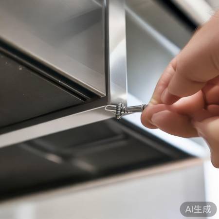 检查油烟机螺丝,确保紧固