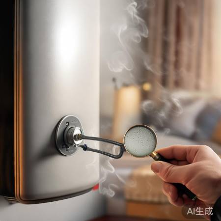 壁挂炉水温异常，检查传感器。