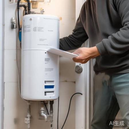 安装热水器，简单易行。