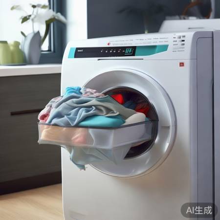 “小米洗衣机,智能混合洗”