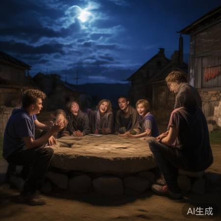 年轻时光，静谧村夜