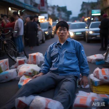 外卖小哥小王车祸身亡