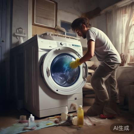 清洁洗衣机,健康生活