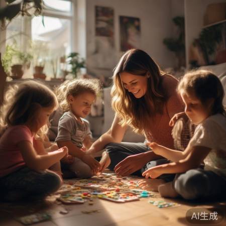妈妈引导孩子适应新规