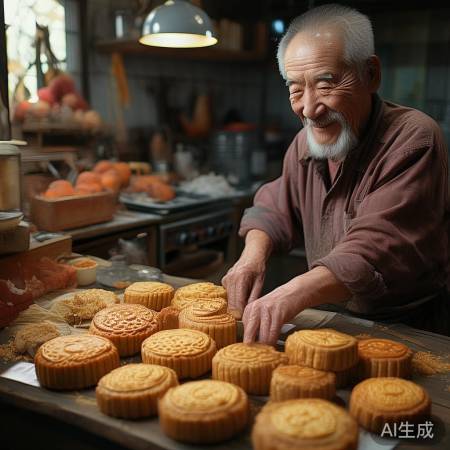 老李头自制地道月饼