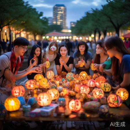 追求个性中秋表达