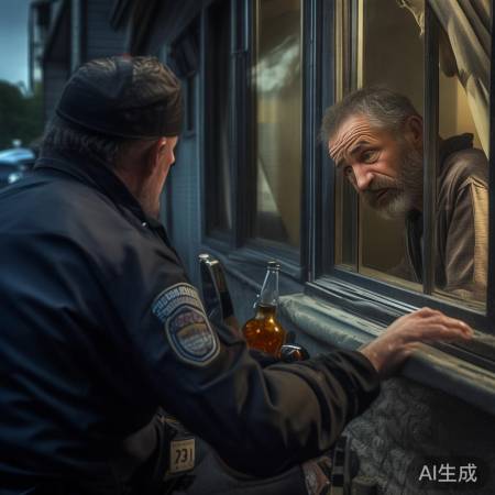 老司机喝啤酒被罚