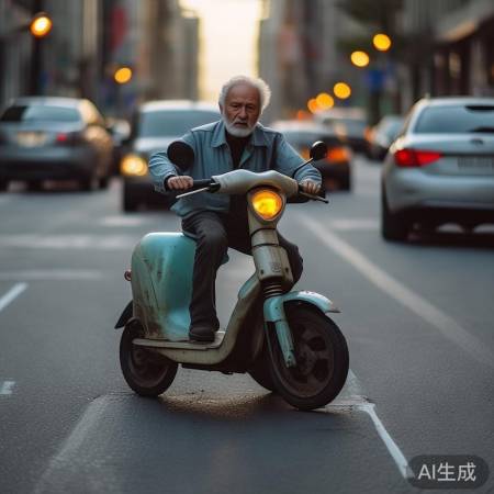 老头乐安全存疑,马路行驶隐患多