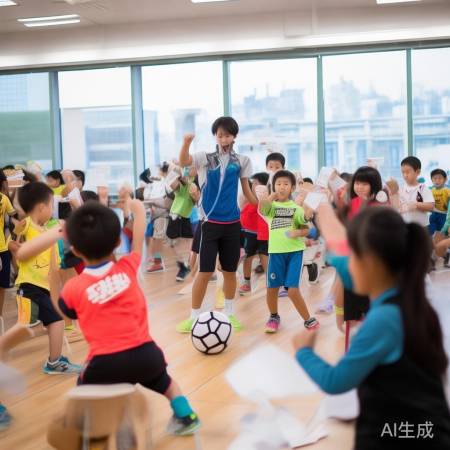 体育老师妙招,一课双丰收