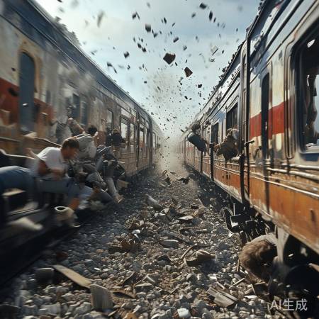高速列车相撞，人员伤亡惨重